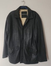 Belle Veste/manteau Unknown Destination Cuir Gris noir. T: 52 /XL (voir mesures)