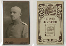 M.Alber, Augsbourg, Allemagne, officier, soldat, militaire, à identifier CDV vin