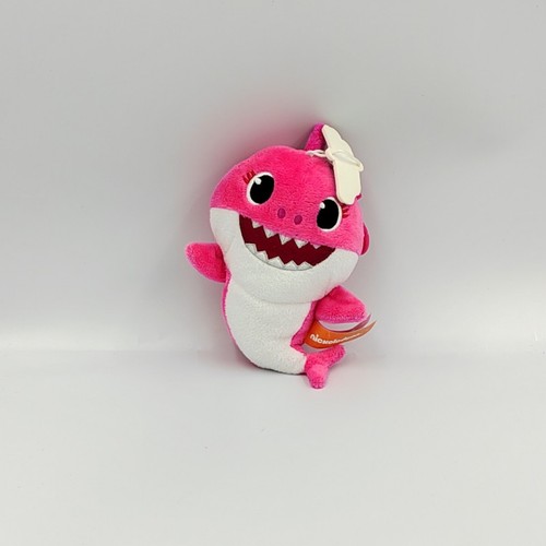 Peluche porte clef requin rose