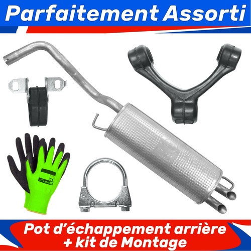 Pot échappement arrière - d’échappement,