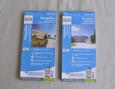 Cartes IGN – TOP 25 – 2214ET & 2315OT (Versailles / Palaiseau / Arpajon)