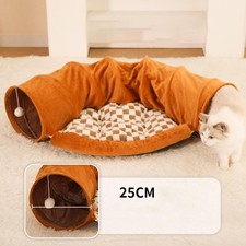 Lit tunnel pour chat portable