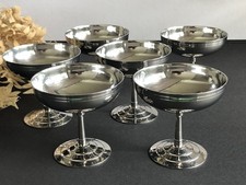 6 coupes inox vintage LETANG & REMY (ancien Guy Degrenne)