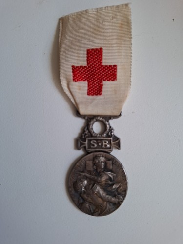 Medaille croix rouge secours - croix,