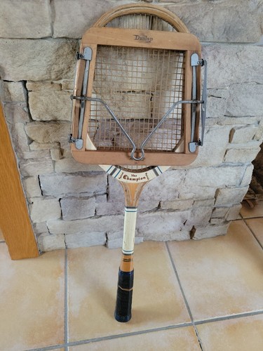 Ancienne raquette tennis - raquette, de