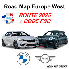 Mise à jour GPS Road Map BMW - MINI - Europe WEST ROUTE 2025 avec code FSC