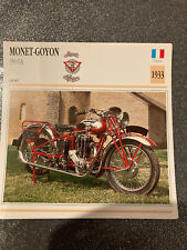 CARTE FICHE MOTO collection