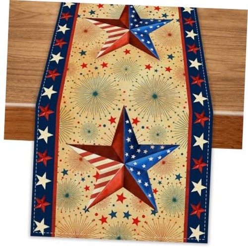 Stars stripes patriotic - stripes, table