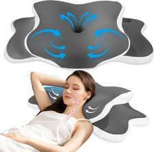 Oreiller ergonomique orthopédique mémoire de forme soutien nuque sommeil réparat