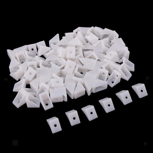 100pc blanc forme accoudoirs - blanc,