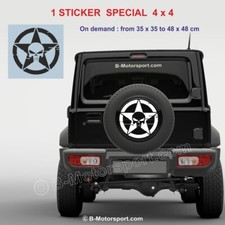 1 autocollant ETOILE PUNISHER