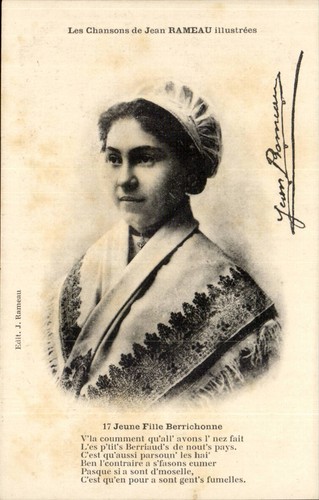 Jeune fille berrichonne - fille,
