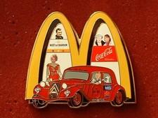 PIN'S TINTIN EN TRACTION ROUGE