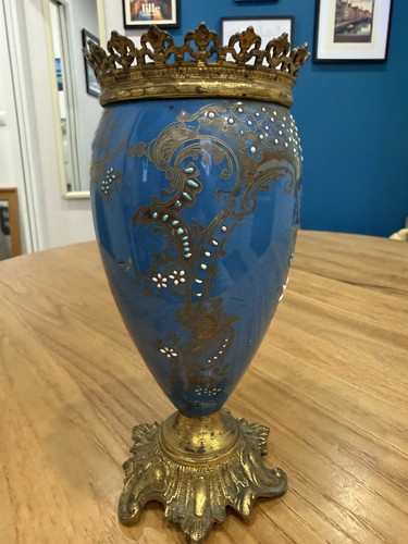 Vase céramique bronze - vase, en