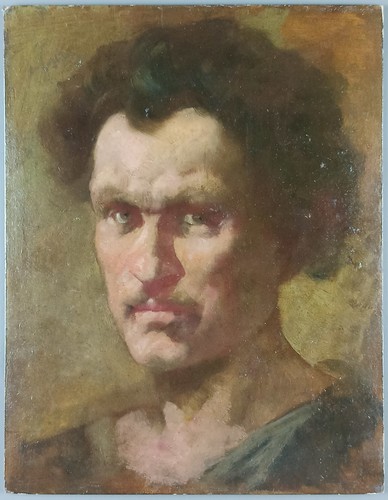 Ancien tableau portrait un - tableau, d'un