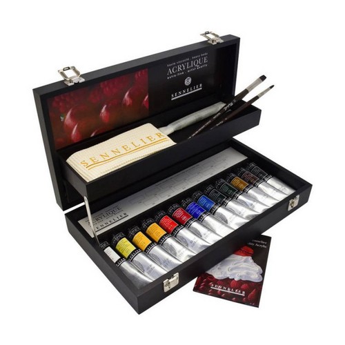 Coffret peinture acrylique - coffret,