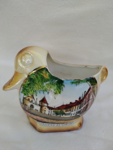 Ancien canard vase - vase, porcelaine