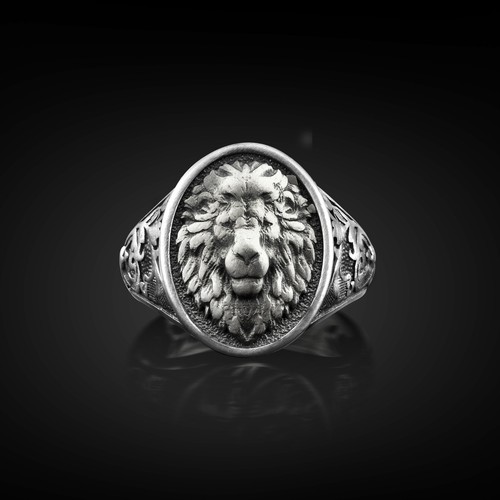 Bague chevalière homme - , en