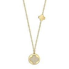 14K or Jaune Diamant Trèfle