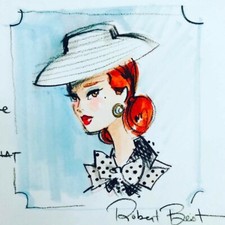 Ensemble Barbie Silkstone BLACK and WHITE SUIT  Robert Best   NO DOLL