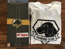 METAL GEAR SOLID V 5 THE PHANTOM PAIN SONY PS4 EDITION COLLECTOR NEUF+ TEE SHIRT