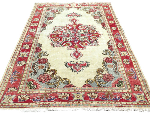 Grand tapis oriental vintage