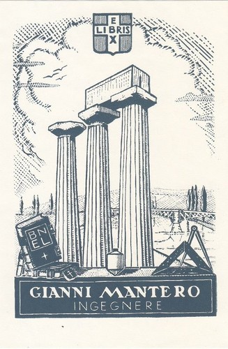 Exlibris livre plaque klischee - livre,