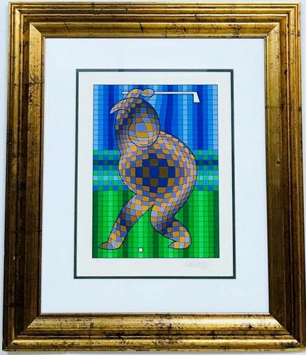 Victor vasarely golfeur - victor, le