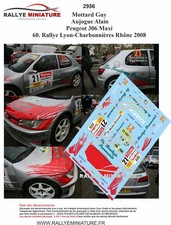 DECALS 1/18 REF 2956 Peugeot