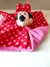 Doudou Plat/Mouchoir Minnie Rouge Pois Rose Noeud Papillon  Disney Nicotoy Simba
