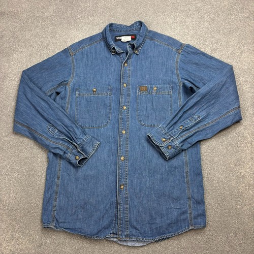 Chemise jean wrangler - chemise,