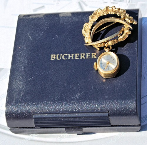Très rare montre broche - très,