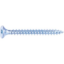 10 Vis agglo - Fixpro - Tête fraisée - PZ - Acier zingué - 3,5 x 20 mm