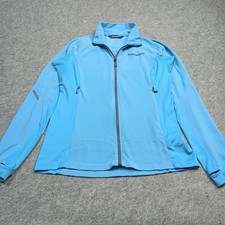 Veste En Fleece Femme Norrona Taille L Bleue Zippée Complète Falketind-Warm1