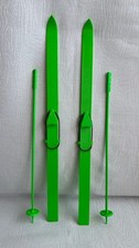 Paire skis verts pour - de,