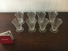 6 verres Michel Ange en cristal de Baccarat (prix à la pièce)