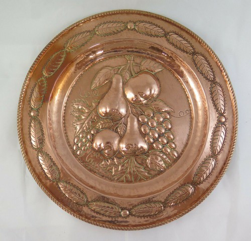 Grande assiette cuivre - grande,