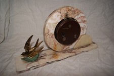 PENDULE ANNEE 50 MARBRE BLANC