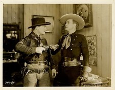 TIM  McCOY THE LAW OF THE RANGE 1928 VINTAGE PHOTO ORIGINAL #11  SILENT MOVIE