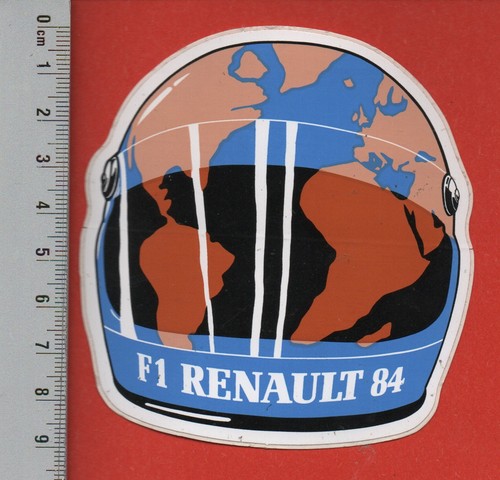 Renault casque 1984 - renault, f1