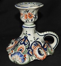 Bougeoir à main en Faïence -