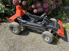 voiture à pédales Giordani Ferrari  1970s vintage Rare Noir.