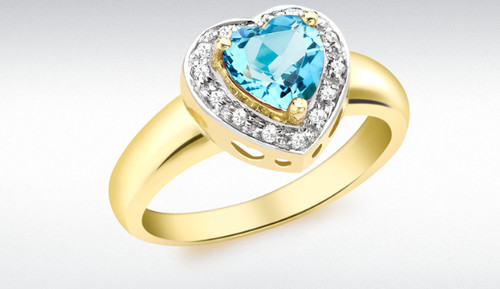 9ct jaune topaze - 9ct,