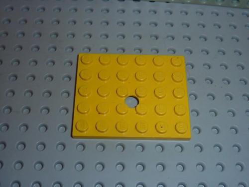 Lego vintage plaque - vintage, trouée