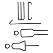  Panneau De Toilette Sticker