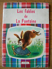 LIVRE ENFANT ILLUSTRE : FABLES DE LA FONTAINE – ILLUSTR DE GIANINI O.D.E.J. 1962