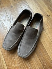 Clarks Chaussures homme occasion mocassins taille 7G cuir souple Réf.  C26