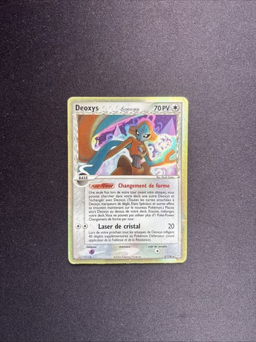 Carte pokémon deoxys - carte,
