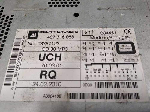 Autoradio opel zafira - opel, cosmo
