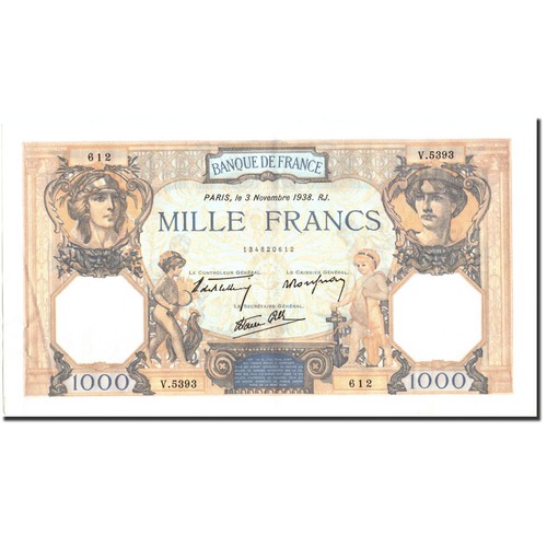 Billet france 1000 francs - billet,,